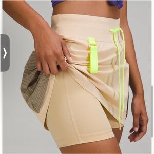 Lululemon Multi-Pocket Cargo High Rise Hiking Skirt